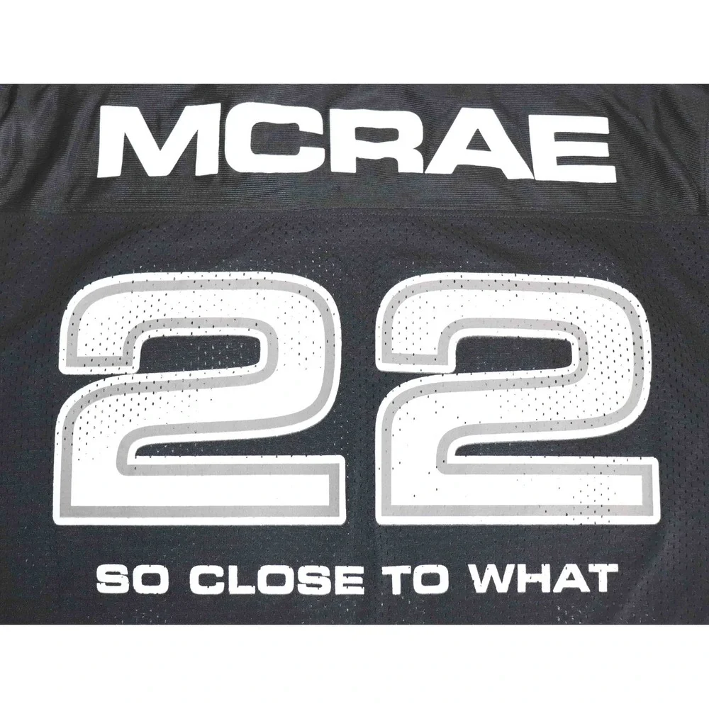 Tate McRae Miss Possessive 2025 Tour #22 Jersey Black Mesh McRae Adult Sz Small